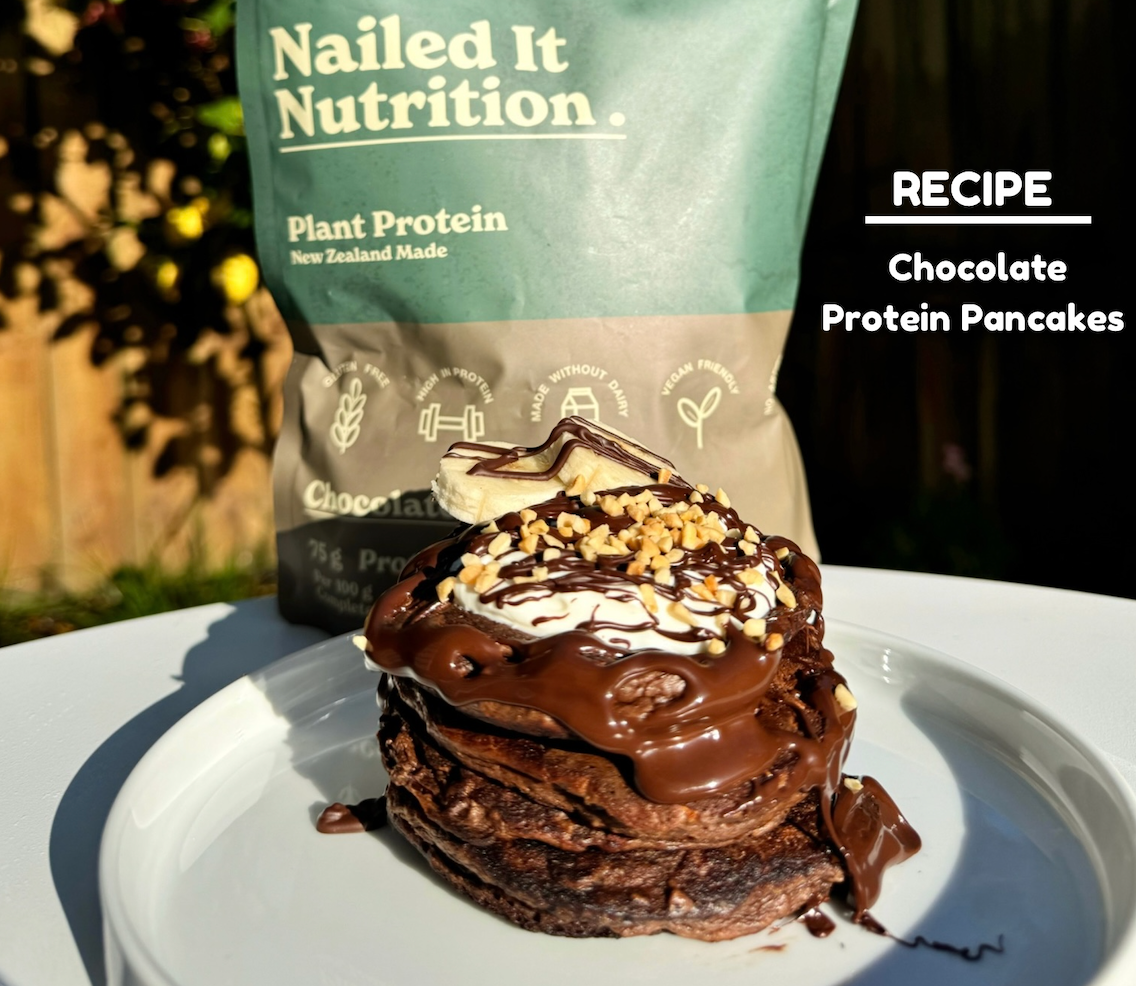 Nailed it Nutrition chocolate protein pancakes