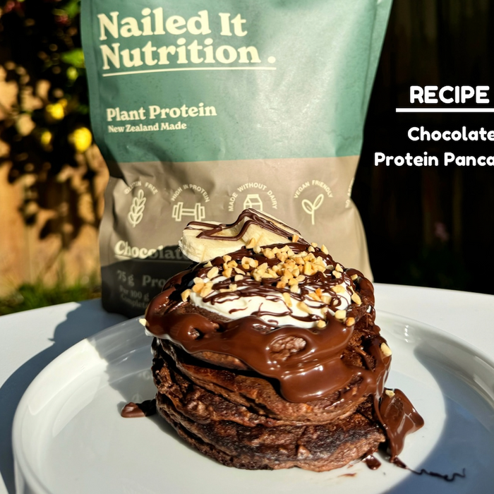 Nailed it Nutrition chocolate protein pancakes
