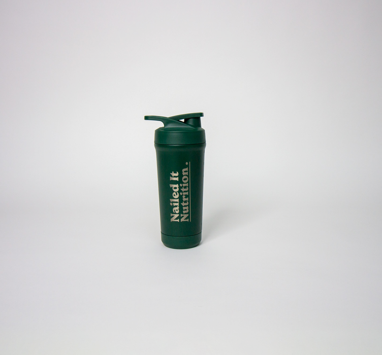 Nailed It Nutrition Green Stainless Steel Shaker Bottle