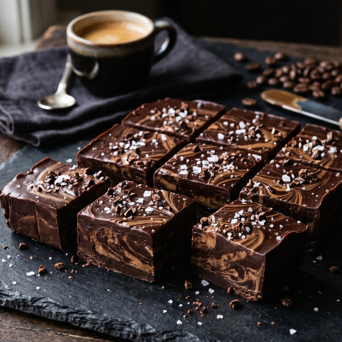 Tahini Espresso Protein Fudge