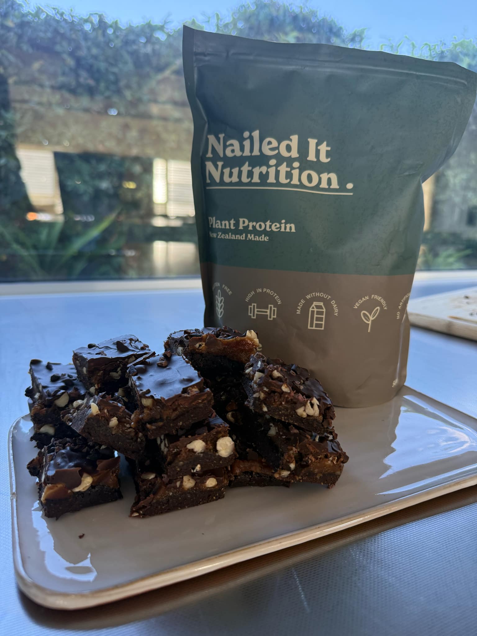 Protein Snickers Slice