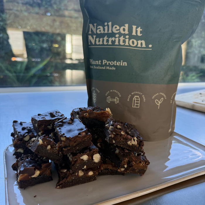 Protein Snickers Slice