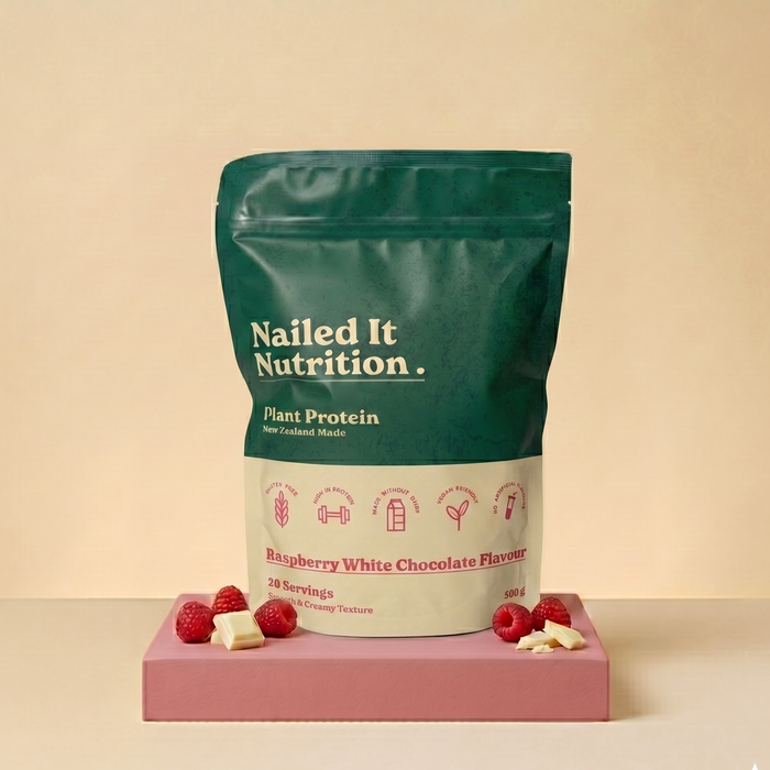 Raspberry White Chocolate Plant Protein