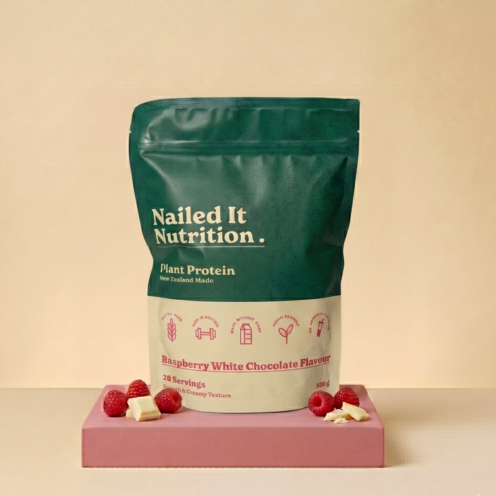 Raspberry White Chocolate Plant Protein