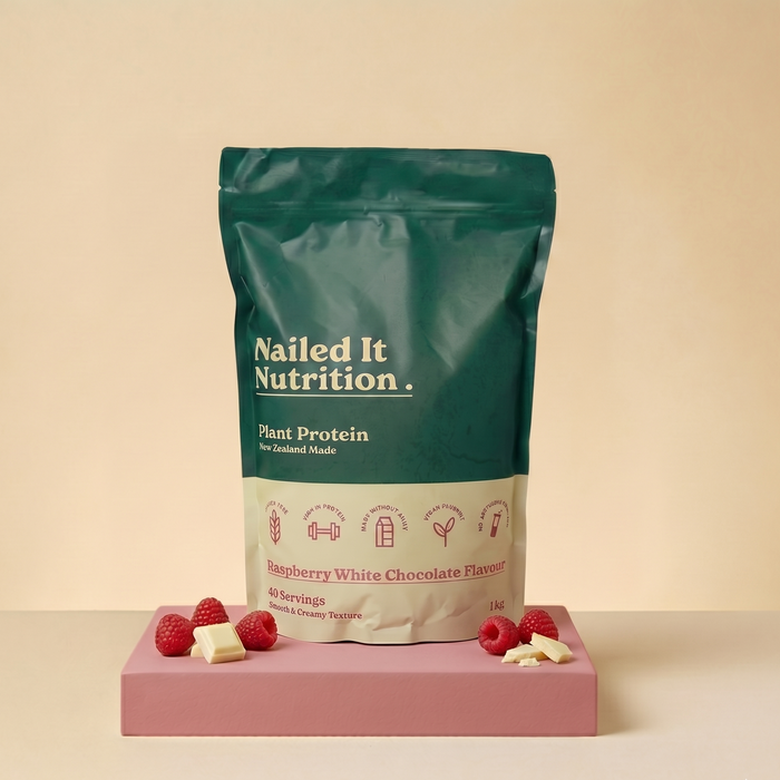 Raspberry White Chocolate Plant Protein
