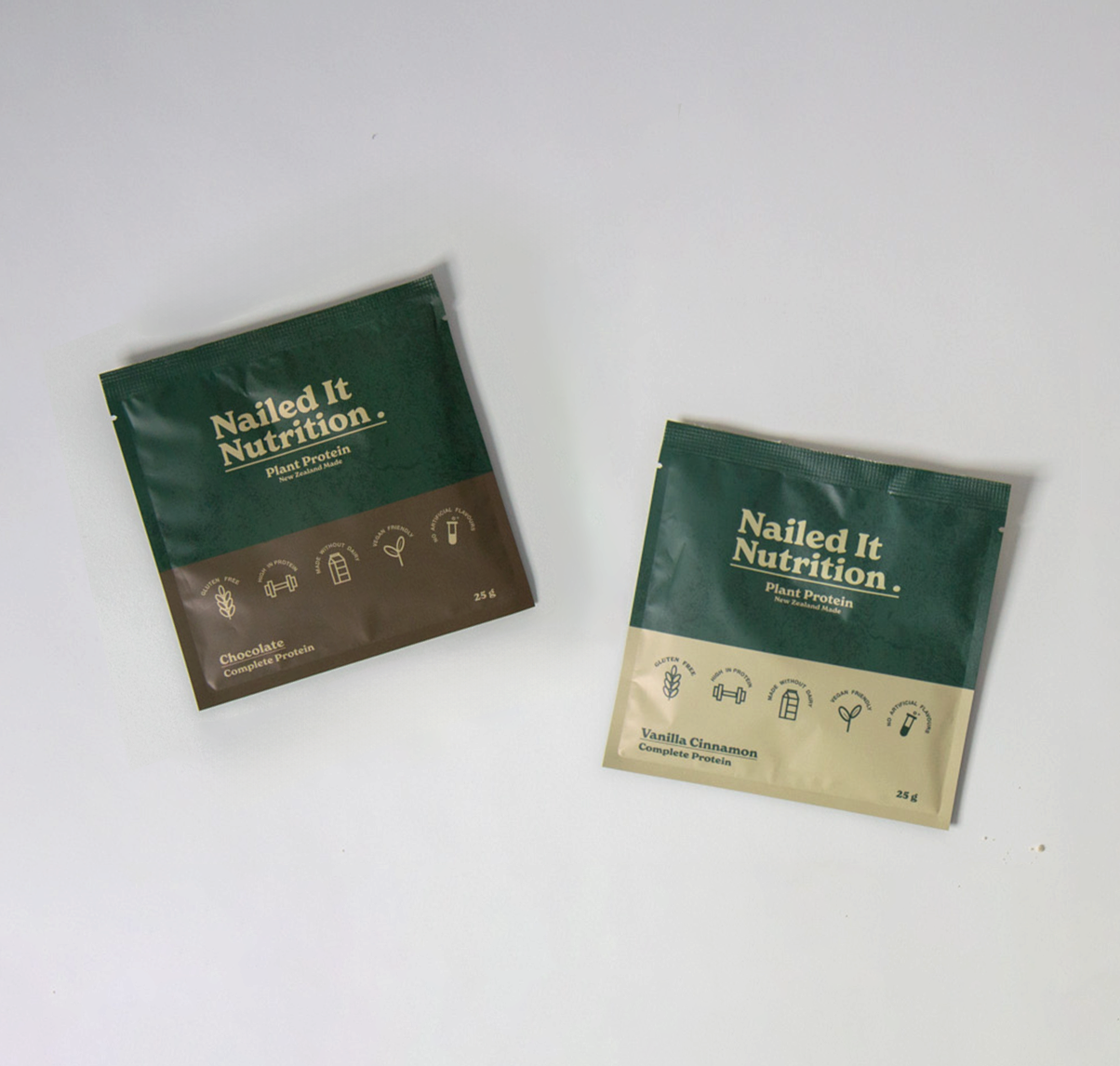 Shop Nailed It Nutrition one serving plant protein sample packs
